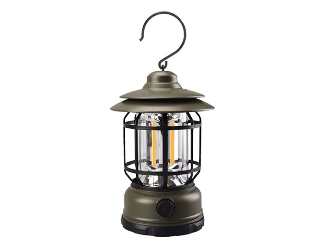 (verde) Luz De Camping Retro Para Exteriores, Luz Portátil De Emergencia