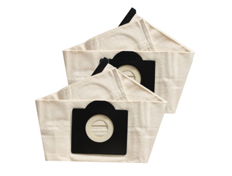 Bolsas de tela lavables, bolsa recolectora de polvo, para aspiradoras Karcher A2204, A2656, Wd3200, Wd3300, 2 piezas