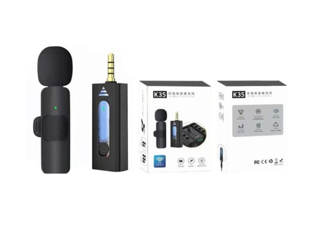 Micrófono Inalámbrico Universal SKYHE K35 Jack 3,5Mm Negro
