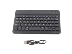 Teclado Bluetooth Mini Portátil 7 Polegadas 59 Teclas Para Tablet Laptop Smartphone Hb030b