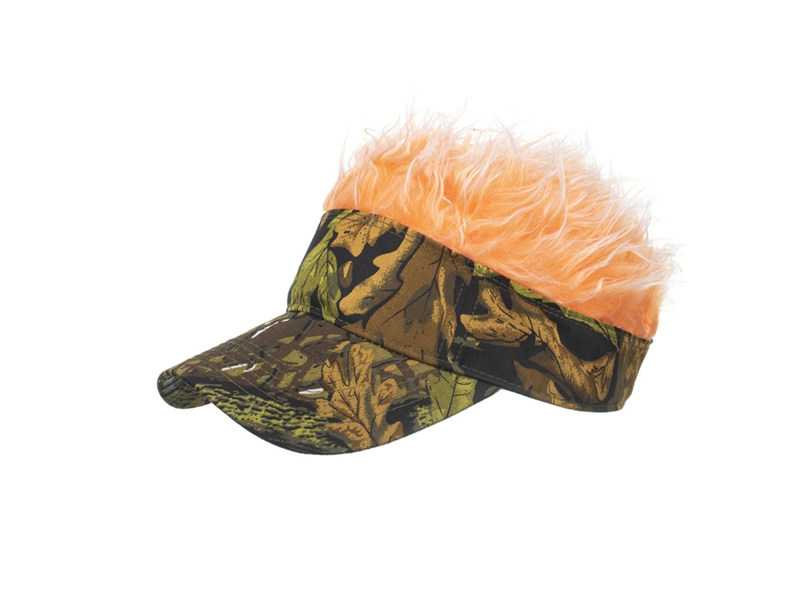 Gorra de béisbol divertida, peluca, visera, sombrero corto, gorra de pelo falso para hombres adultos calvos