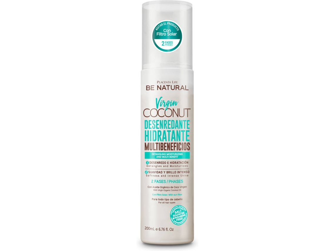 Anti-Frizz BE NATURAL Virgin Coconut (200ml)