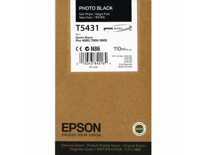Cartucho EPSON Negro110 Pro 4000/7600/9600