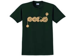 Camiseta negra con logo amarillo de Pond, modelo Rockstone, unisex, para adultos, superventas, talla M.