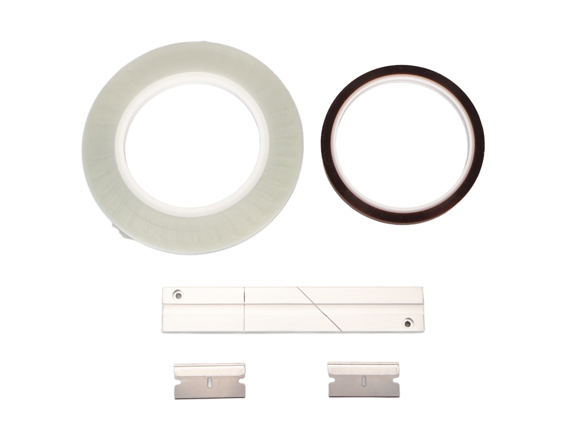 Kit De Bloque De Unión De Cinta Universal Revoxsonido De 1/4 De Pulgada Para Carrete Abierto Con Cuchilla Y Cinta De Guía.