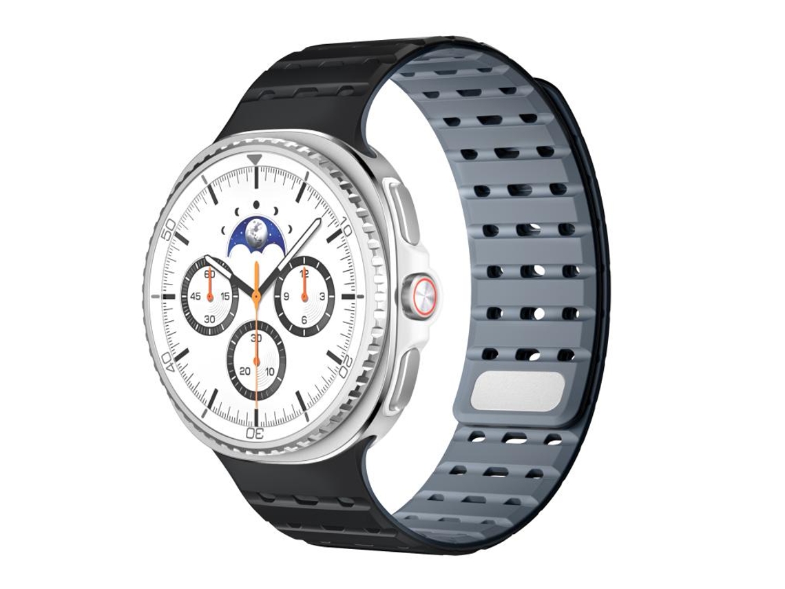 Pulsera de silicona transpirable magnética SFWINL para Samsung Galaxy Watch 8/8 Classic