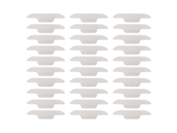 30 Piezas Protectores De Cuello Absorbente Desechables Suaves Y Transpirables Con Auto-adhesivo
