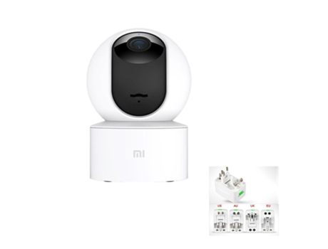 Cámara de Vigiláncia SLOWMOOSE Ip 1080P 360º Fov Wi-Fi 2.4 Ghz y Visión Nocturna (Plug Universal)