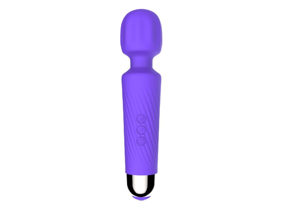 Vibrador Yizhood Wand Massager portátil, juguete sexual, regalo para mujeres (morado)
