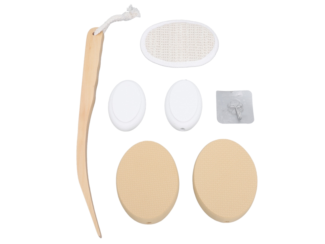 Aplicador De Loción Para La Espalda Con Mango Largo De Madera Para El Cuidado De La Piel Y El Baño.