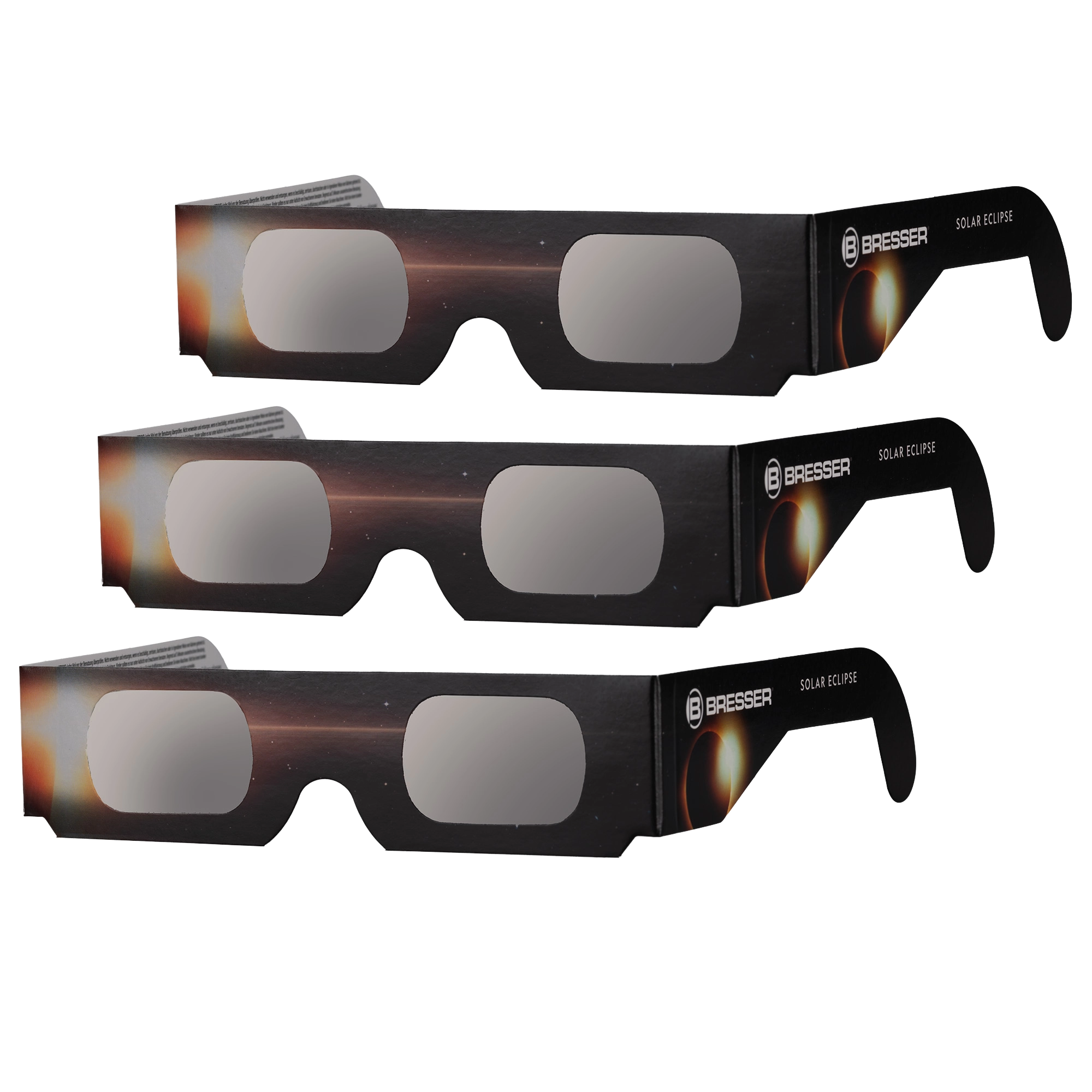 Gafas Para Eclipse Solar - Observación Solar - Certificado Iso (3 Uni)