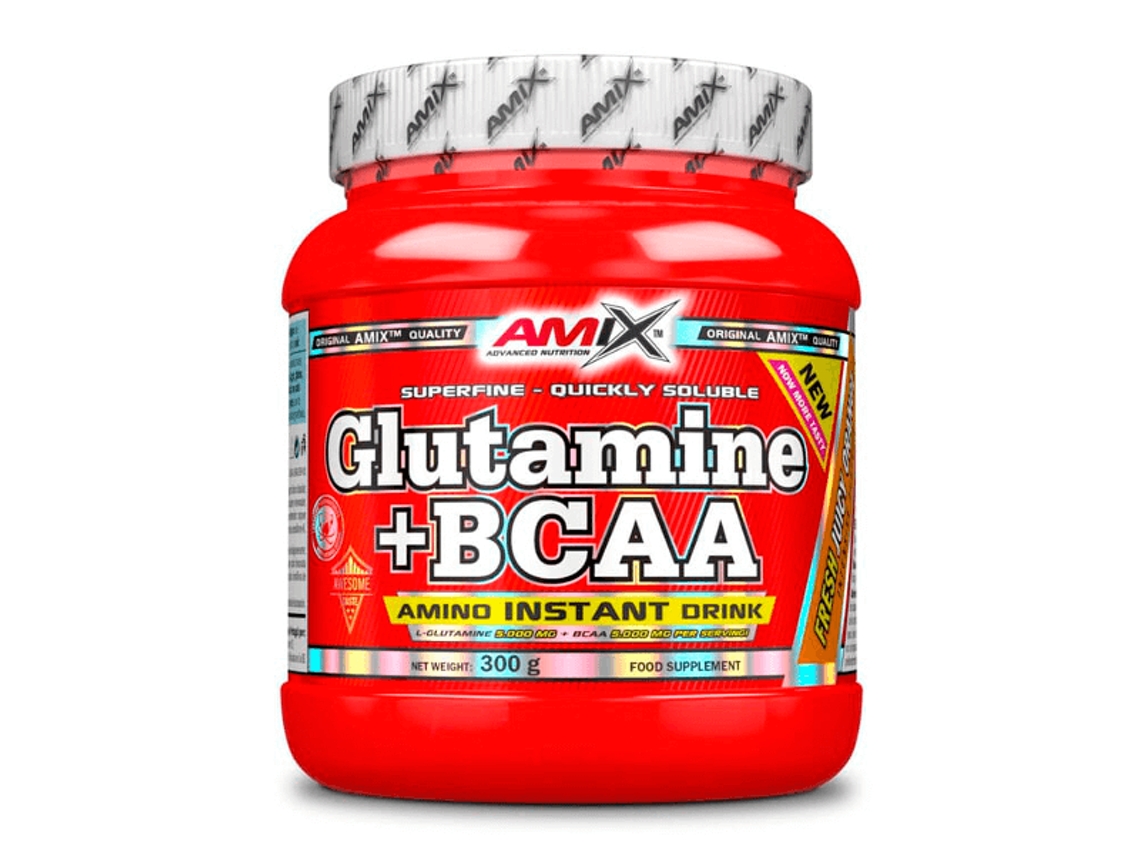 Complemento Alimnetar AMIX Glutamine + BCAA (300 G)