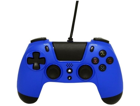 GIOTECK Vx4 Mando Ps4 Con Cable 3 5 Puertos Jack Diseño Ergonómico Azul
