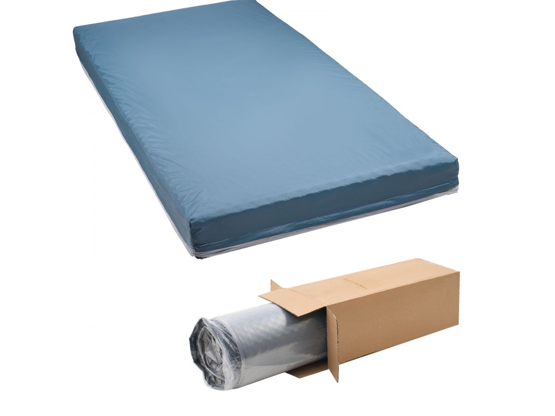 Colchón ortopédico hospitalario de 3 zonas, colchón médico con soporte zonificado y funda impermeable, manta ergonómica hospitalaria Tekmaquinas