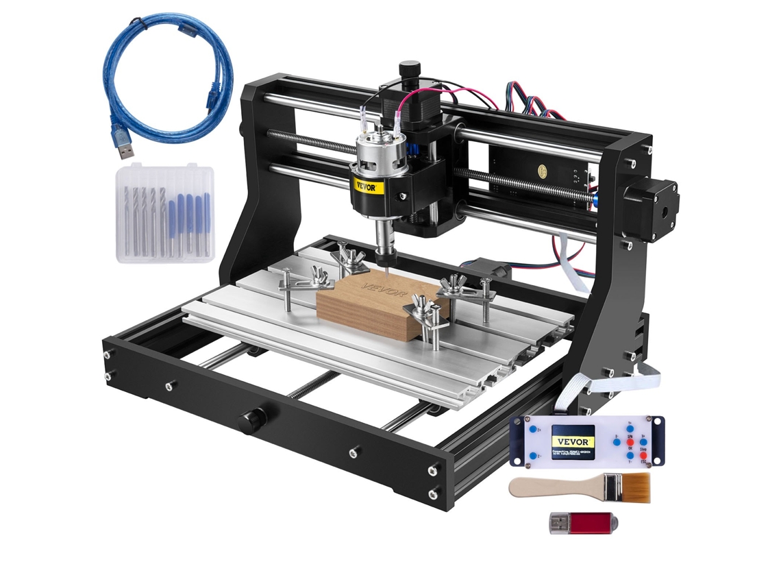 Kit de enrutador de máquina de grabado Cnc 3018 para madera, cuero y plástico VEVOR
