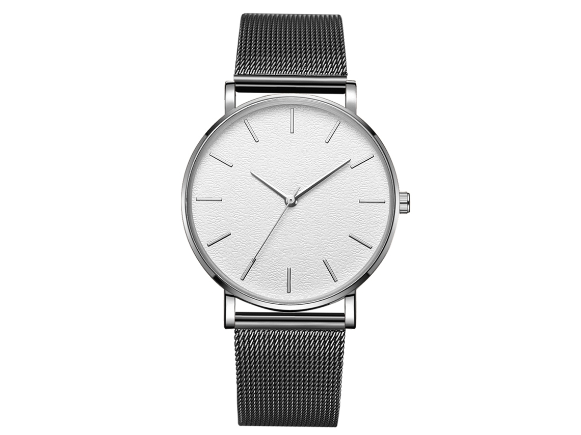 Reloj De Pulsera Analógico De Cuarzo Con Pantalla Redonda, Estilo Moderno, Accesorio De Joyería.