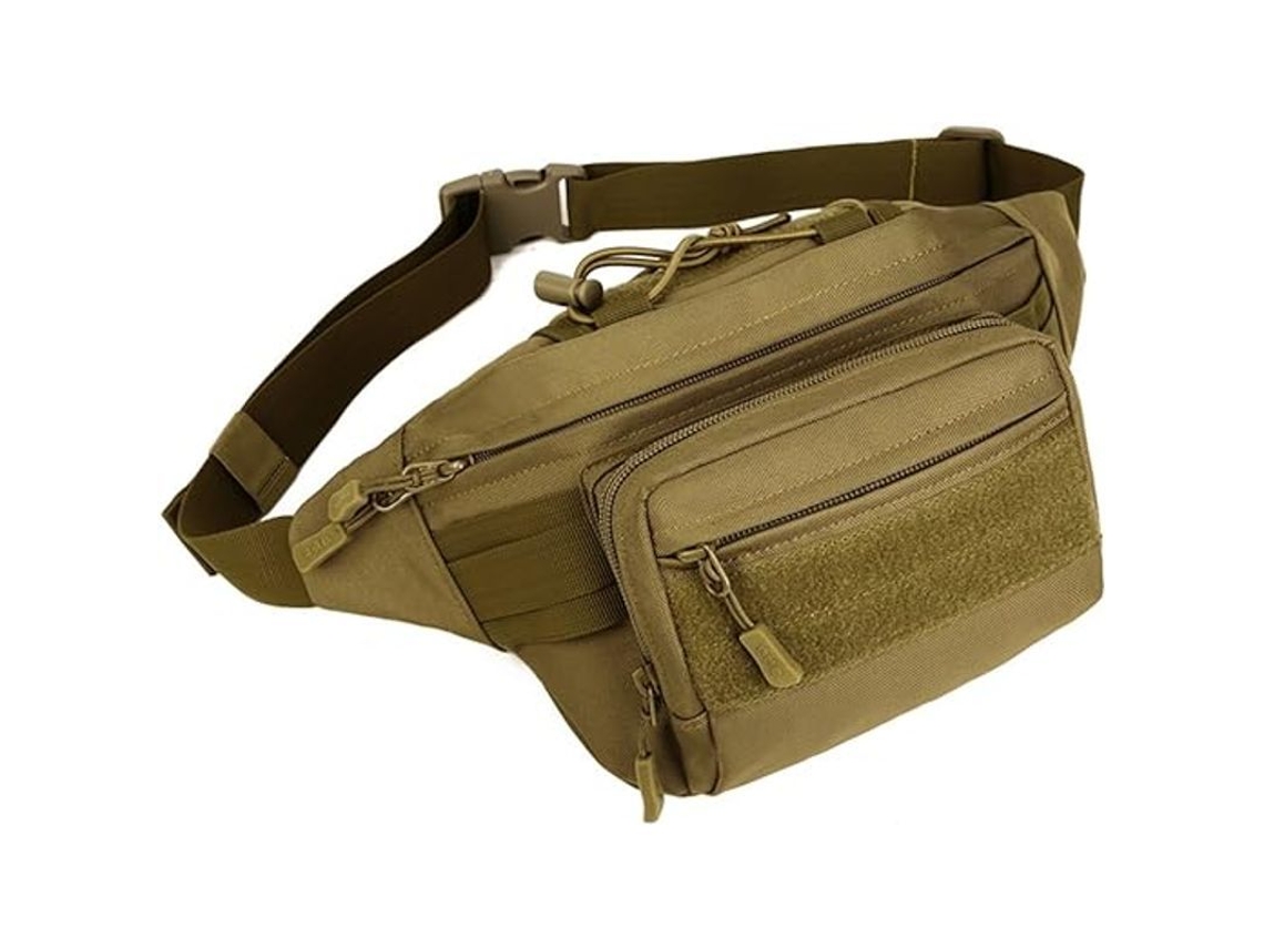 2026-bolsa De Cintura Molle Para Hombres Y Mujeres, Mochila De Cadera Para Senderismo Camping Correr Caza Con Cremallera Y Material Duradero