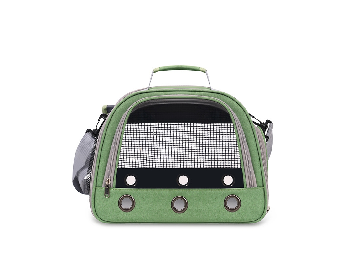 Saco De Viagem Para Pequenos Animais Eifson Com Janela Transparente E Alça (verde)