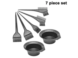 Set De 7 Piezas Para Teñir El Cabello: Tazas Mezcladoras, Pinceles Y Cepillos, Herramientas Perfectas Para Aplicar Tinte Y Color