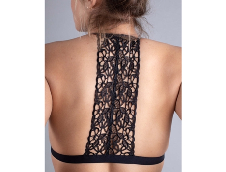 Sujetador de Mujer SCANDALE ÉCO-LINGERIE Triángulo Sublime Negro (XL)
