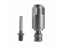 Conversor De Llave De Impacto Acero Alto Carbono 2 Huecos Y 2 Ranuras Para Martillo Eléctrico Adaptador De Mandrino Redondo