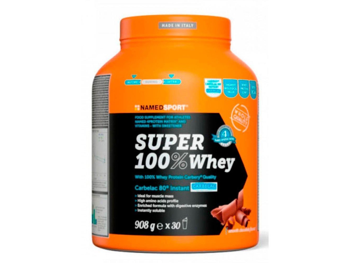 Proteína de Suero de Leche NAMEDSPORT Super 100% Whey Smooth Chocolate (908g)