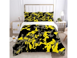 Juego Ropa Cama Estampado Funda Nórdica Almohada Juego Piezas Material Microfibra Color Niños 240x260 Cm