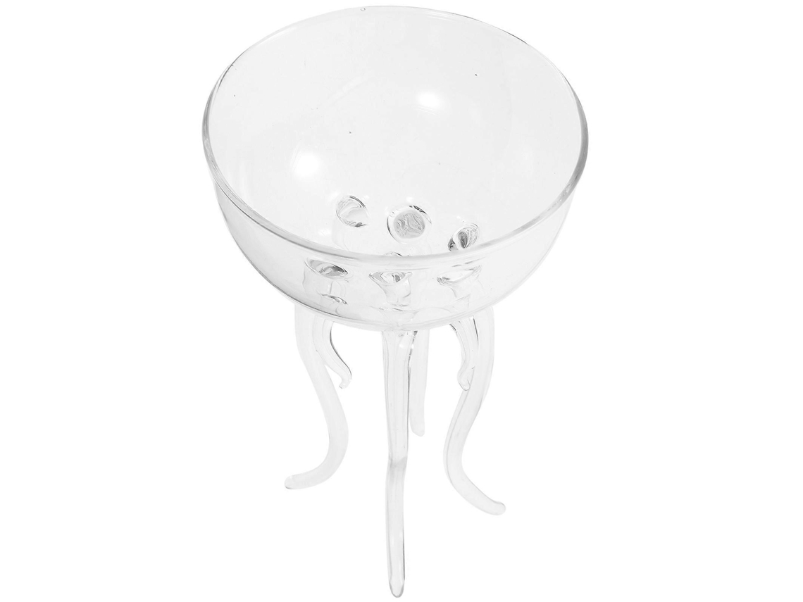 Exclusiva copa de cóctel con forma de medusa, elegante y transparente, ideal para fiestas y uso doméstico, 15 cm (5,9 pulgadas) Rosewell