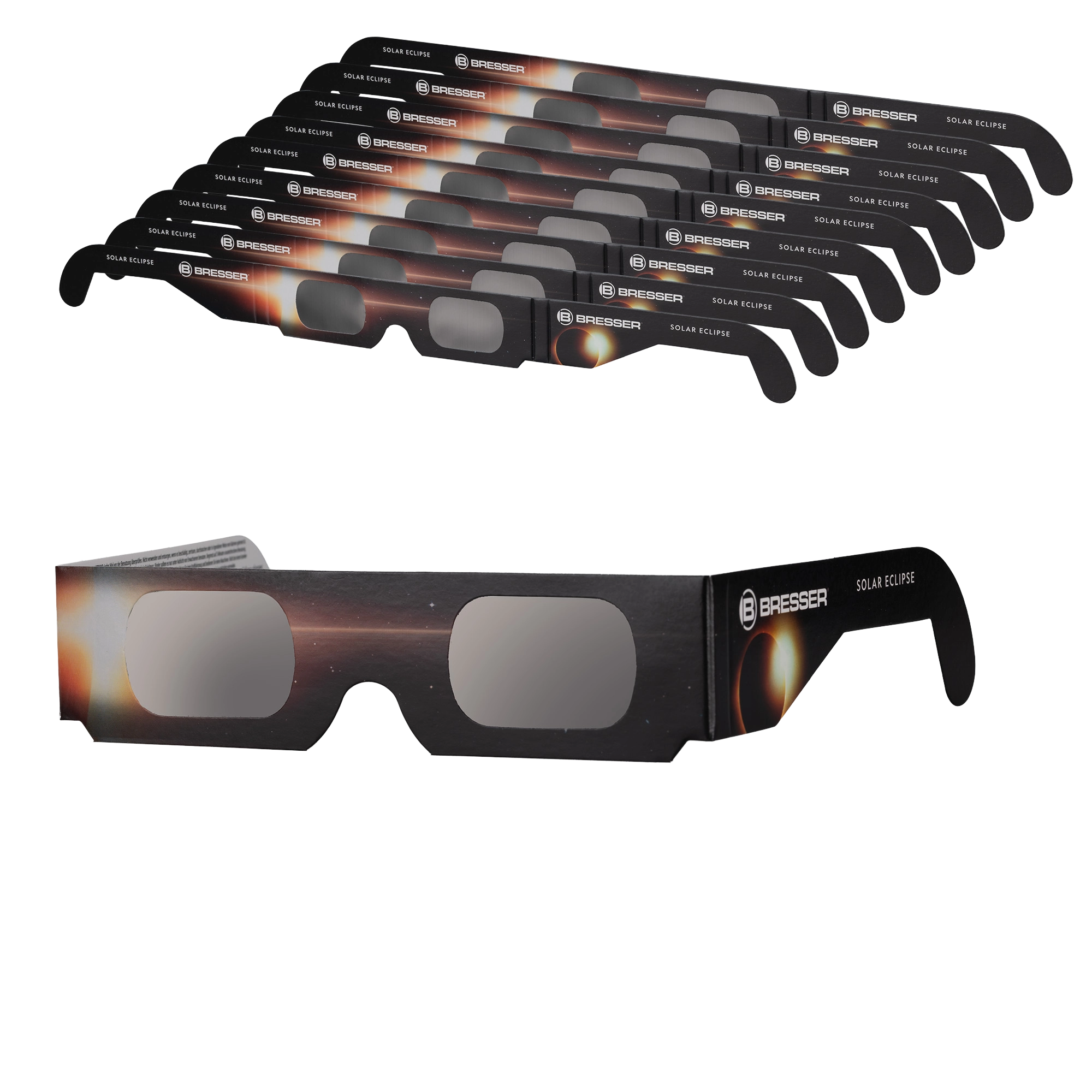 Gafas Para Eclipse Solar - Observación Solar - Certificado Iso (10 Uni)