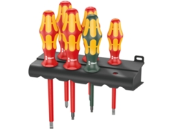Juego de destornillador Kraftform Plus 160 i/168 i/6 Rack WERA 05347777001
