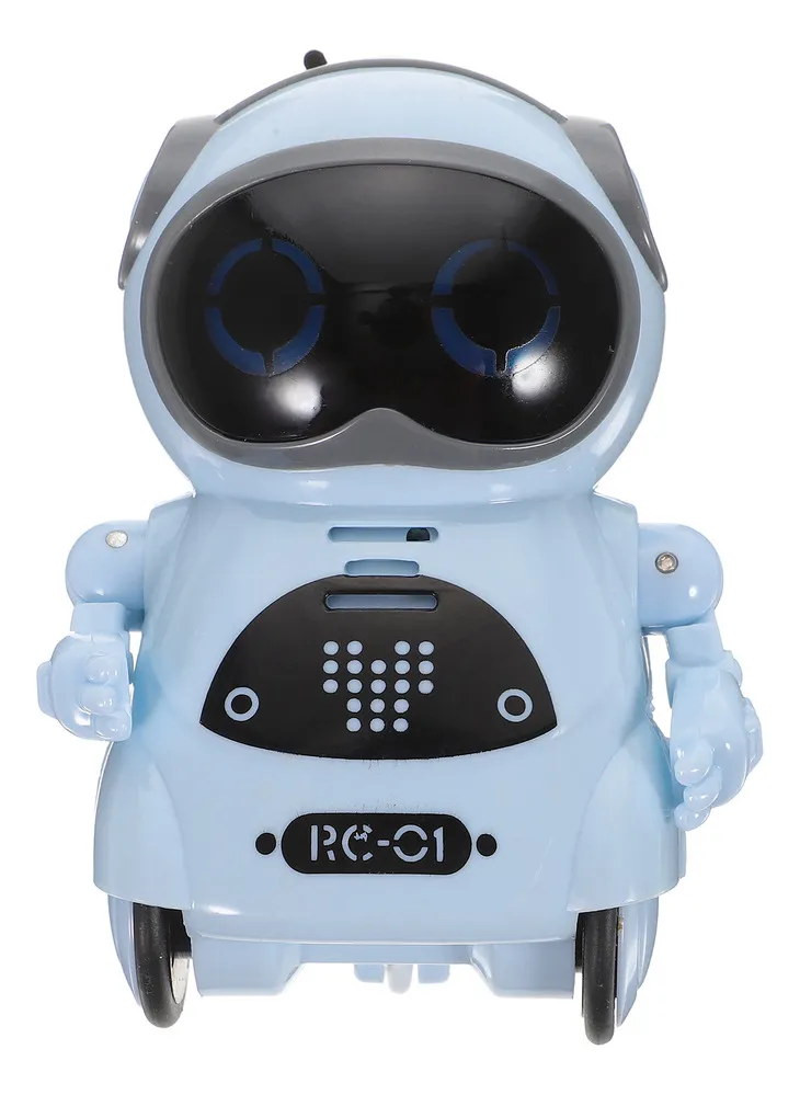Nuevo mini robot RC de juguete inteligente con altavoz y control de sonido.