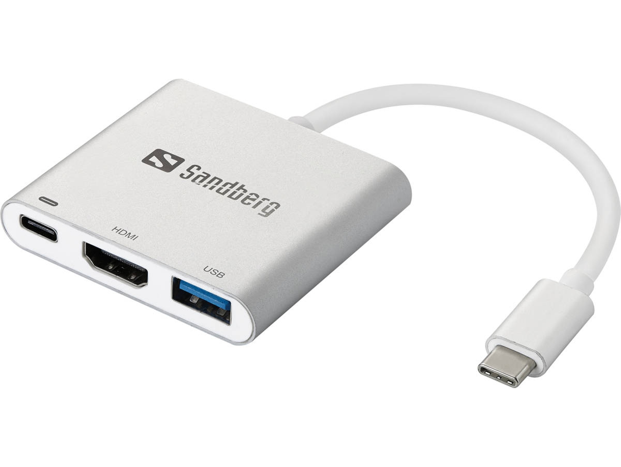 Adaptador SANDBERG USB-C Mini Dock HDMI+USB