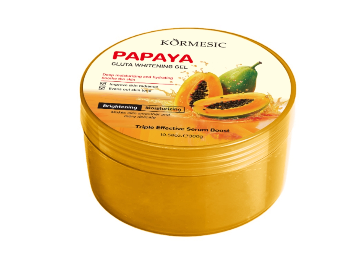 Gel blanqueador con glutatión Amz Papaya, versión extranjera, indonesio, 300 g
