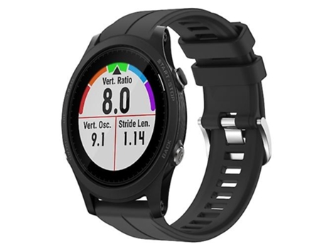 Correa para reloj deportivo Garmin Forerunner 935 de silicona de 22mm, color negro VENISYMLIS