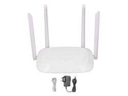 Enrutador Wifi Inalámbrico 4 Antenas 300mbps Alto Velocidad Para Juegos Navegación Hogar Conector Eu
