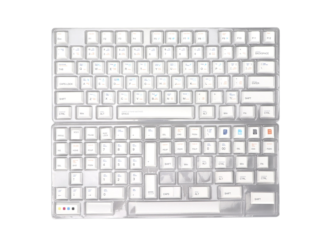 Baoj-2026, nuevo juego de teclas PBT de 136 teclas para teclado mecánico.