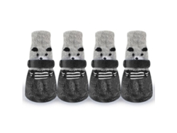 4 calcetines antideslizantes para perros, protectores para las patas