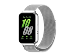 GIFT4ME Correa Milanesa con Cierre Magnético para Samsung Galaxy Fit3 40mm - Plata