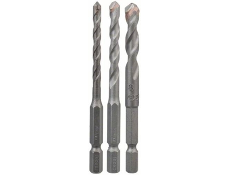 Conjunto de Brocas para Baldosas BOSCH Hex-9 Cerámica, 3 Unidades, de 5/6/8 Mm