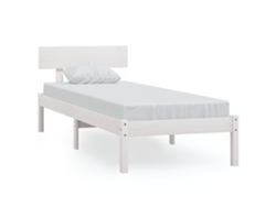 Maison Exclusive - Estructura De Cama Sin Colchón Madera Maciza Blanco 100x200 Cm