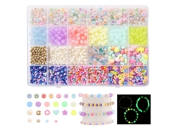 Juego de cuentas brillantes para pulseras y collares Pickifypunnyb Slo Slowmoose