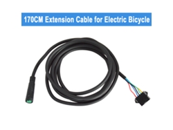 Cable De Extensión Para Bicicleta Eléctrica, 5 Pines, 170 Cm, Resistente Al Agua, Adaptador Para Pantalla Sm, Accesorios Para Bicicletas Eléctricas.