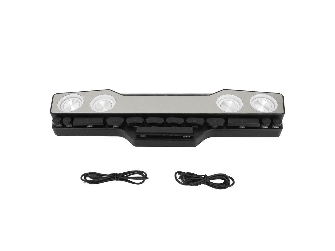 Teclado Con Altavoz Bluetooth Rgb Con Retroiluminación Colorida Para Juegos De Pc Inalámbricos, Sin Pérdidas.