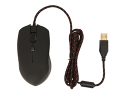 Rato Gamer Usb Com Rgb Backlight, 6 Dpi Ajustáveis, Preto, Design Matte E Programável Para Pc E Notebook