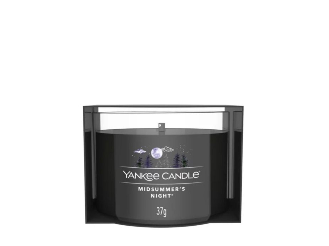 Candelabro votivo de vidrio Yankee Candle Unique Midsummer Night