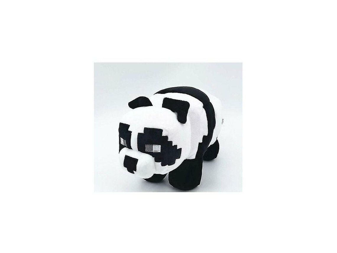 Rebe-peluche De Panda Negro/blanco De Minecraft 25cm