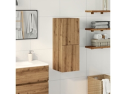 Maison Exclusive - Armario Pared Baño Madera Ingeniería Roble Artisian 30x30x80 Cm