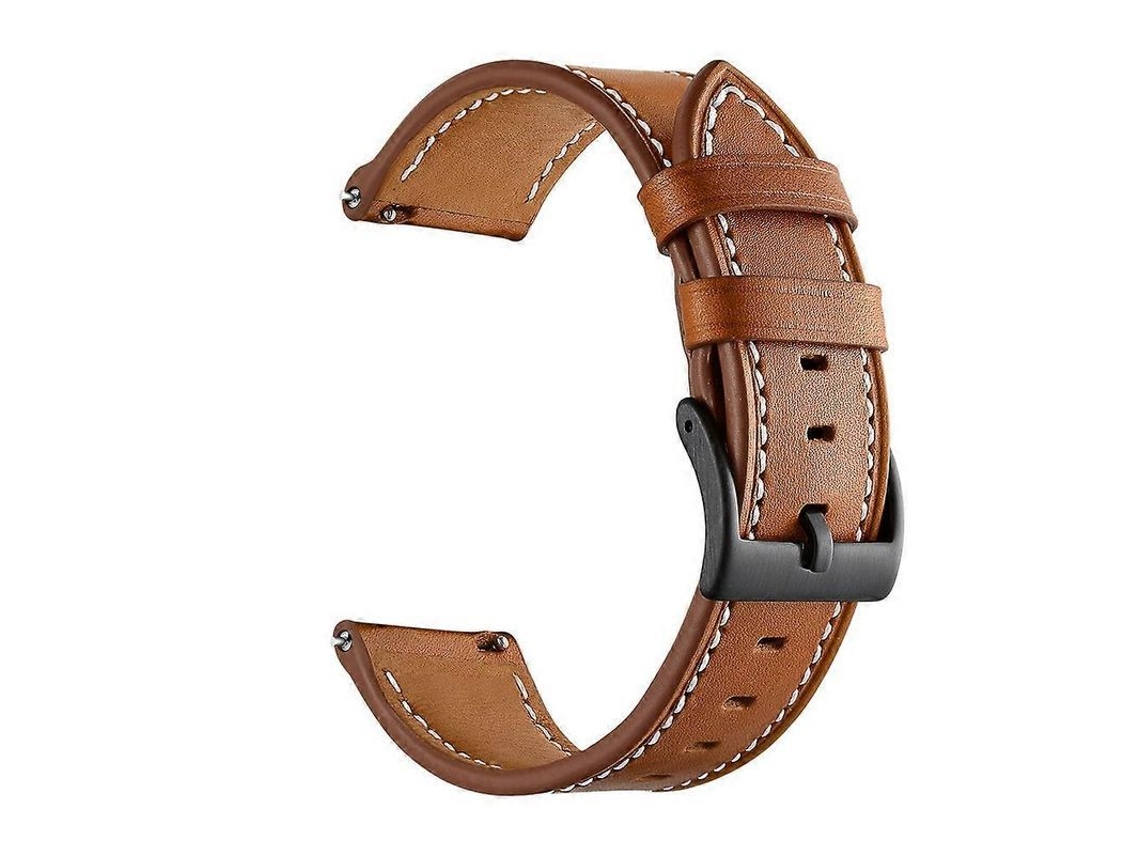 Correa De Cuero De Primera Capa Para Huawei Watch Gt3 46mm/gt Runner Marrón Marrón