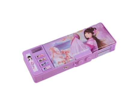 Estuche De Lápices Para Niños, Estuche De Organización De Papelería Multifuncional Con Calculadora Y Lápiz, Style2 ZMDECQNA