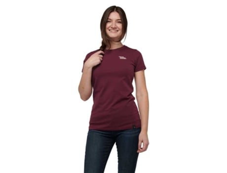 Camiseta de Mujer para Deporte BLACK DIAMOND Multi Diamantes Rojo (S)